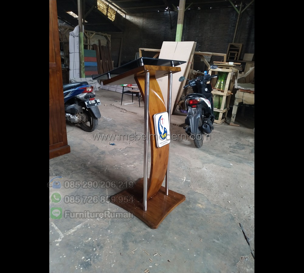 Furniture Jati Harga Mimbar Gereja Kayu Jati MM PM 290